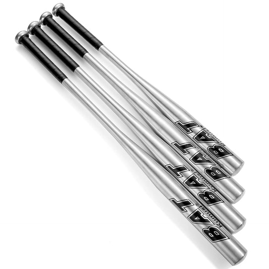 20/30"  Baseball Bat Aluminum Alloy Thickened Baseball Bat Silver/ Black
