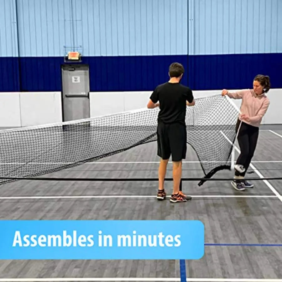 Bundle Set, 3 in 1 4X Carbon Fiber Paddles and 4 Balls. Complete Regulation Size Portable Pickleball Net