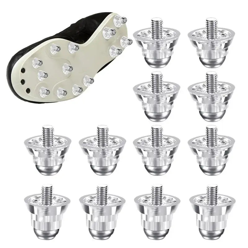 Football Cleat Replacement Studs 12 Pcs Track Shoes With Metal Head
