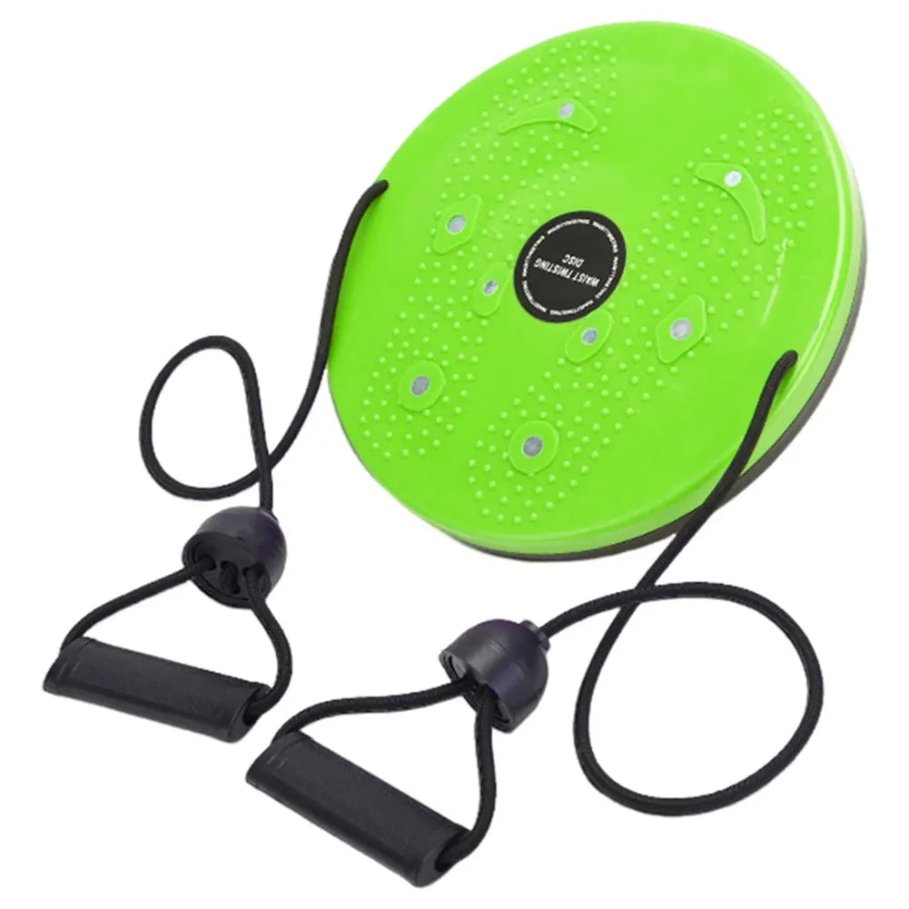 Fitness Disc with Pull Rope Magnetic Massage Plate Multifunction Weight Loss Tool