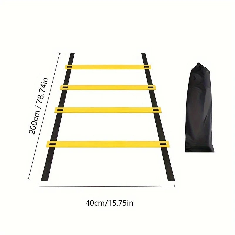 Detachable Speed Agility Training Ladder for Football, Portable Sports Equipment with Improved Mobility and Coordination