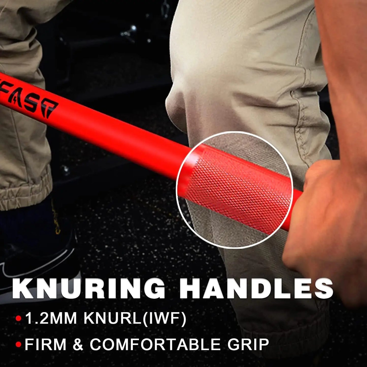 7.2Ft Solid Iron Barbell Plates for Fitness Weightlifting - Durable Weightlifting Equipment